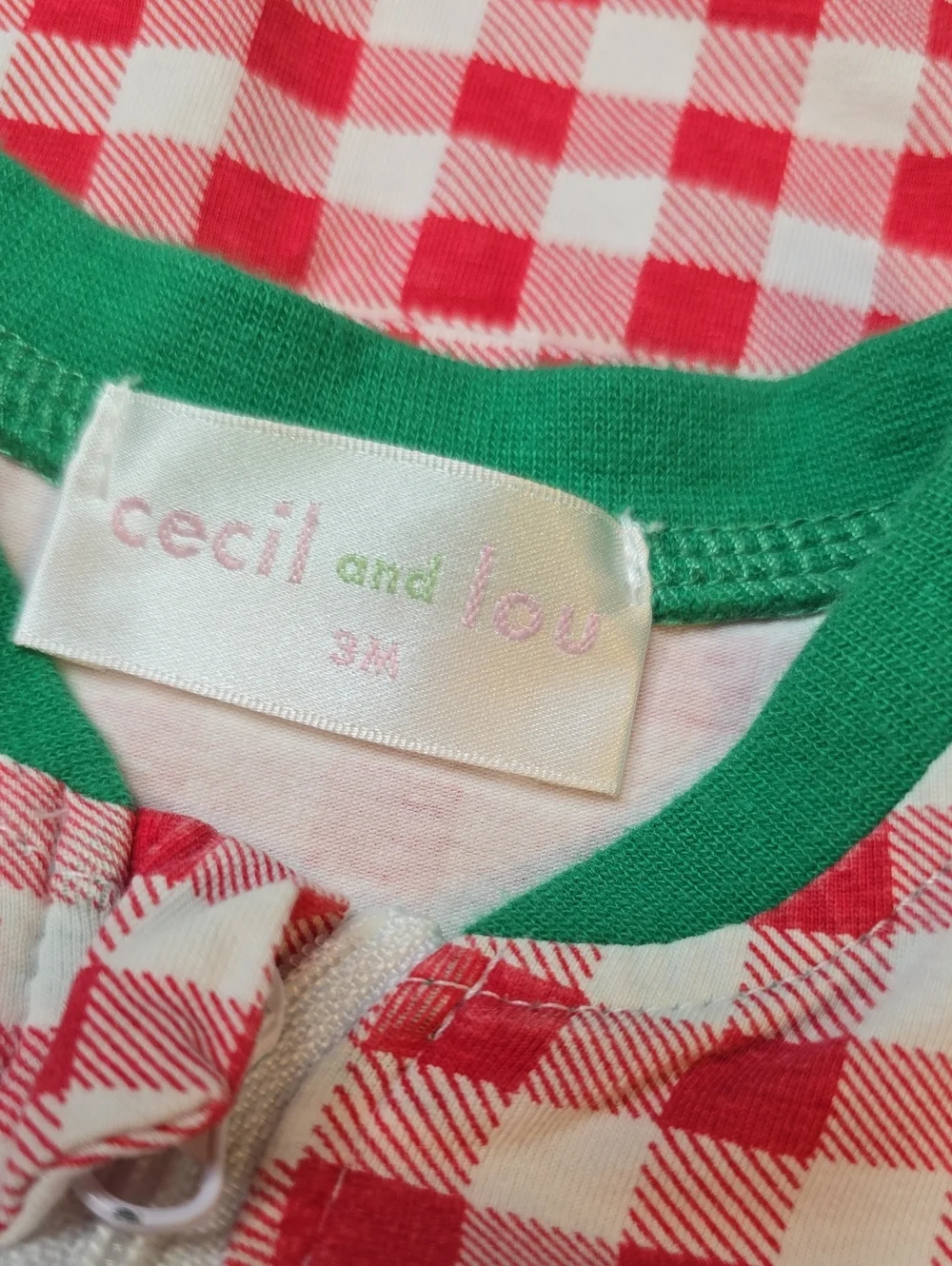 Cecil Red Gingham Holiday Pajamas